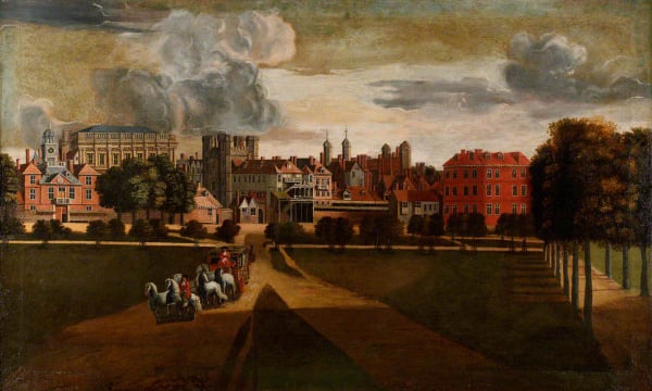 Image of Old Palace of Whitehall by Hendrick Danckerts (1625–1680)